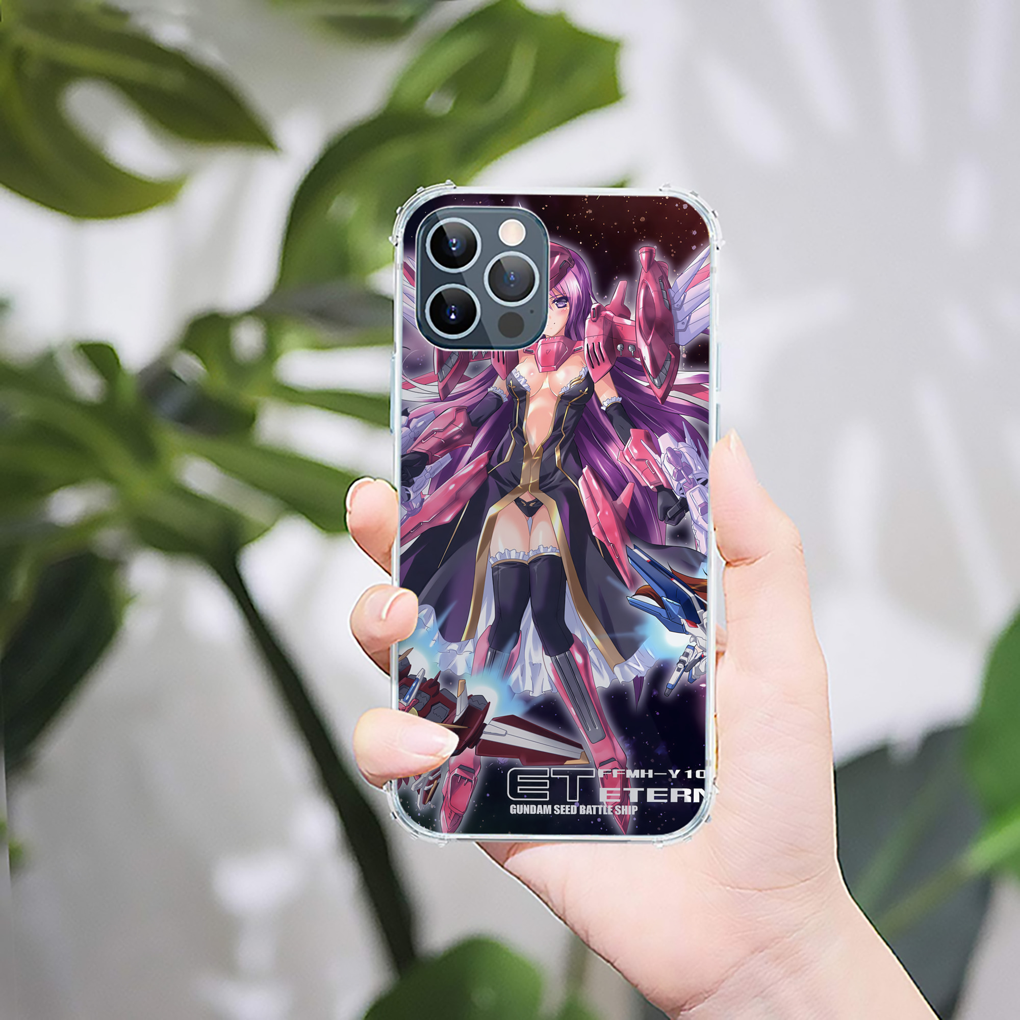 （画像用） 機動戦士ガンダム Mobile Suit Gundam 【iPhone 12シリーズ対応】透明スマホケース（クリアソフトケース）